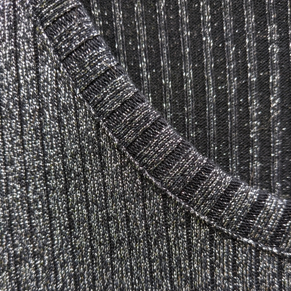 Mango Metallic Knit Sweater Dress US XS - Picture 6 of 8